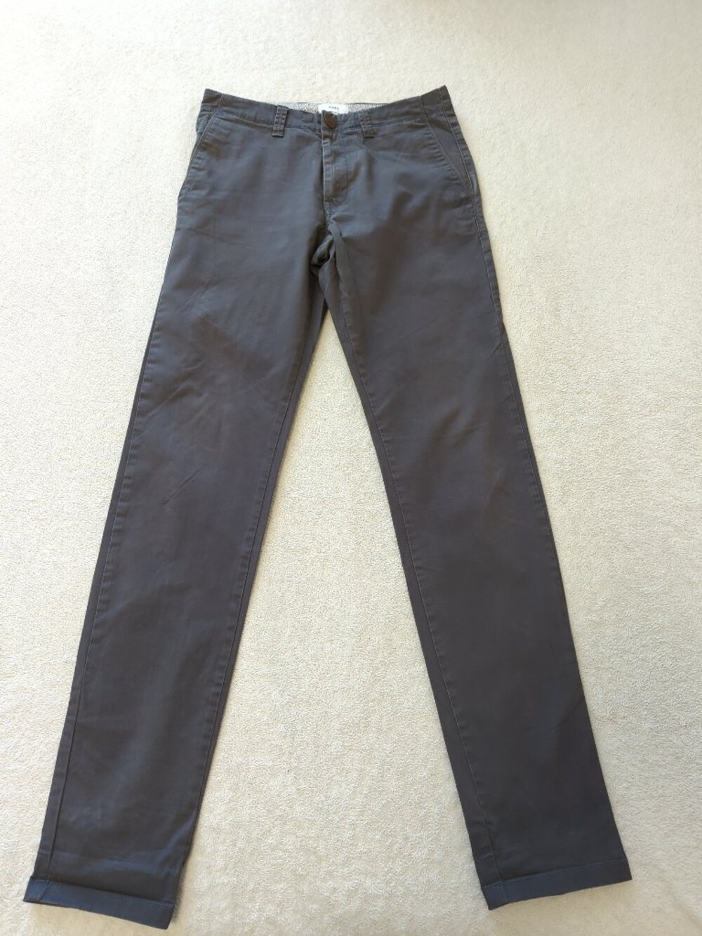 Chino Jules – Gris Anthracite / Foncé (Taille 30 US / 40 FR)